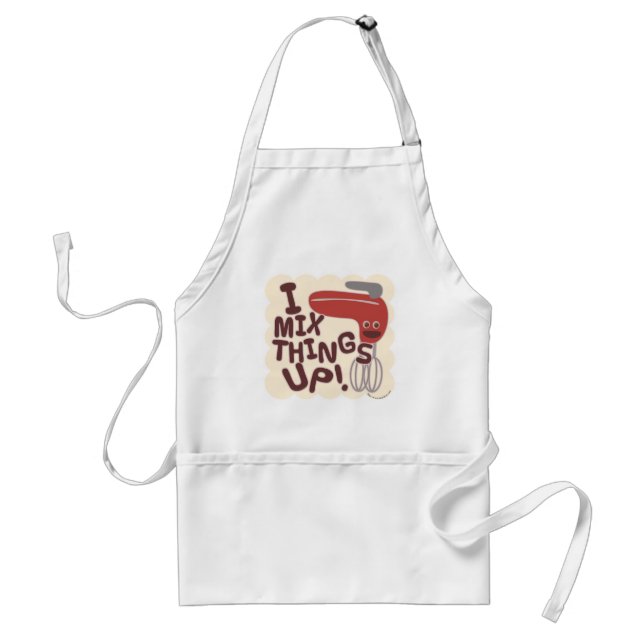 Mix Things Up! Adult Apron (Front)