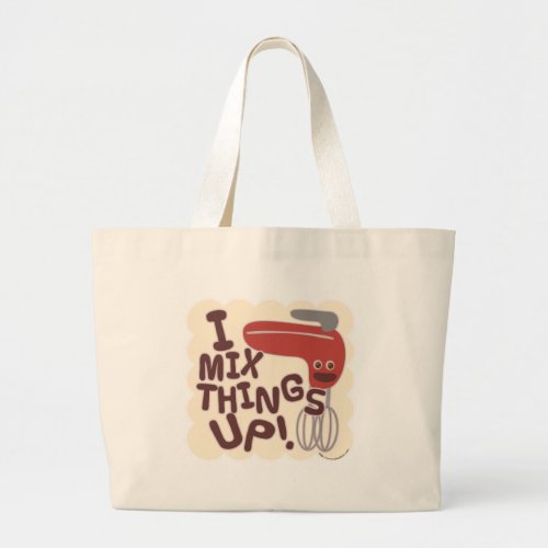 Mix Things Up Large Tote Bag