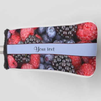 Mixed Berries Golf Head Cover by kye_designs at Zazzle