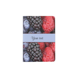 Mixed Berries Passport Holder