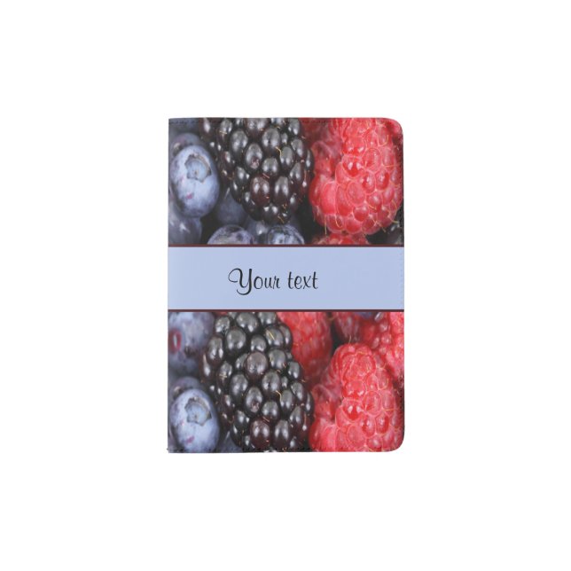Mixed Berries Passport Holder (Front)
