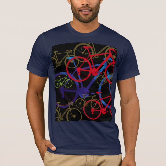 Mixed Bicycles / Biking T-Shirt (Front)