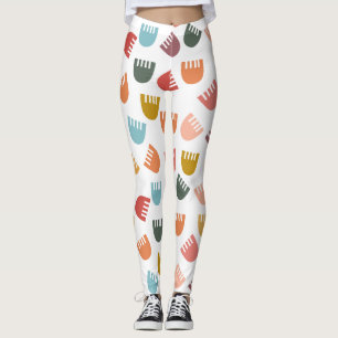 Mixed Boho Flowers Leggings