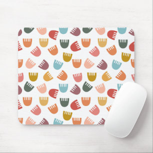 Mixed Boho Flowers Mouse Pad