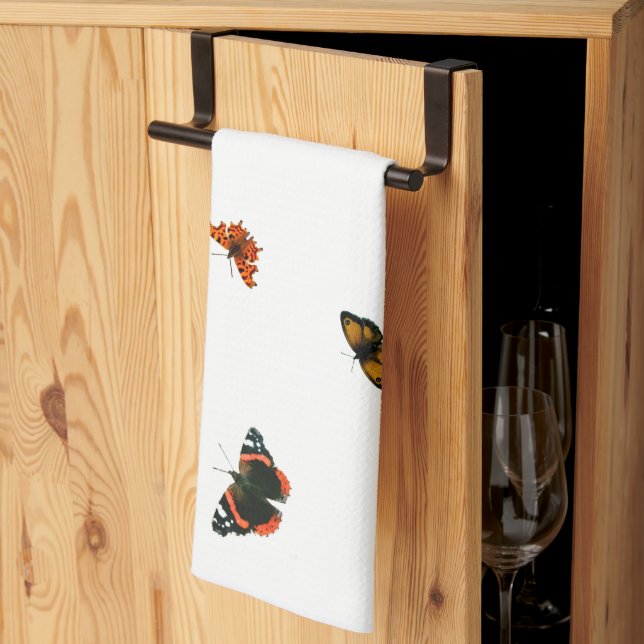 Mixed British Butterfly Hand Towel (Thirds Fold)
