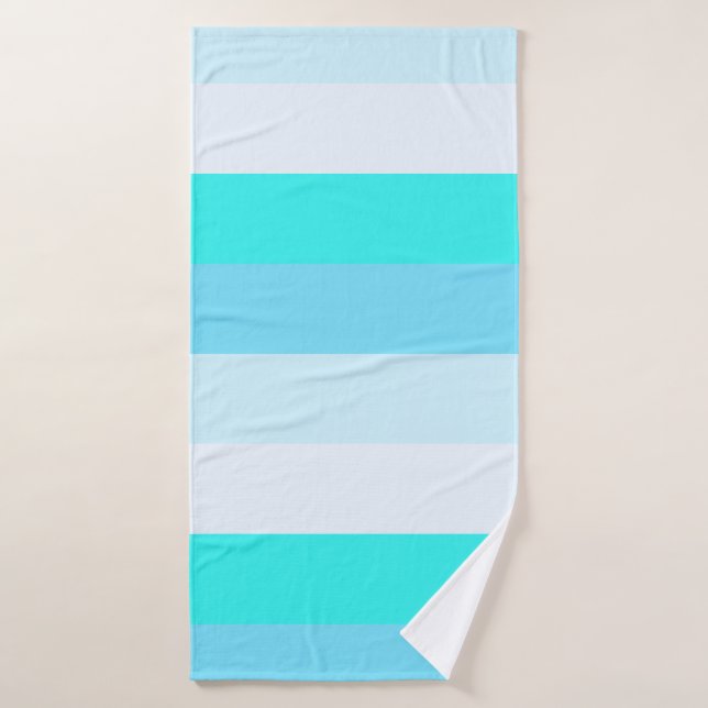 Mixed Color Striped Bath Towel – Soft & Stylish (Bath Towel)