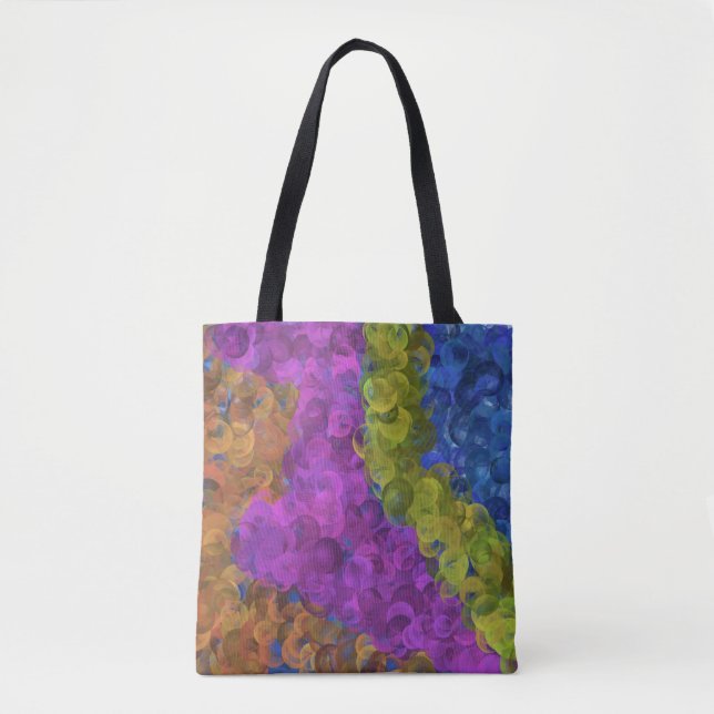 MIXED COLOR  TOTE BAG. (Front)