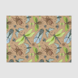 Mixed Colorful Bugs and Insects Tissue Paper