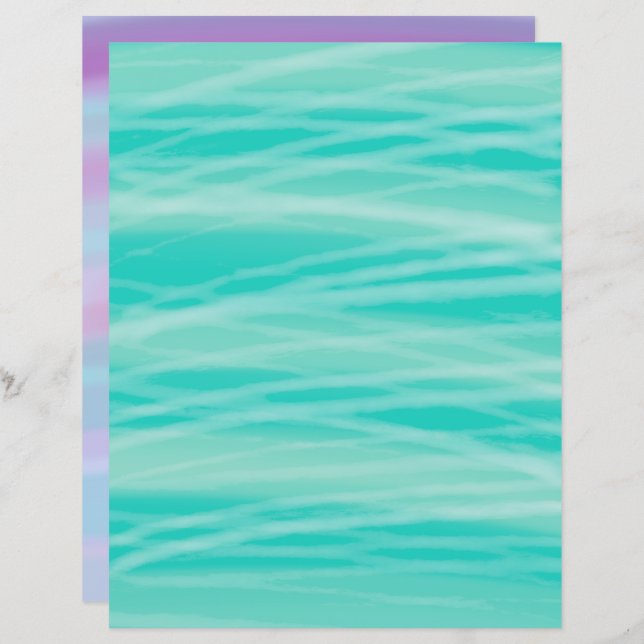 Mixed Colorful Painted Scrapbooking Paper (Front/Back)