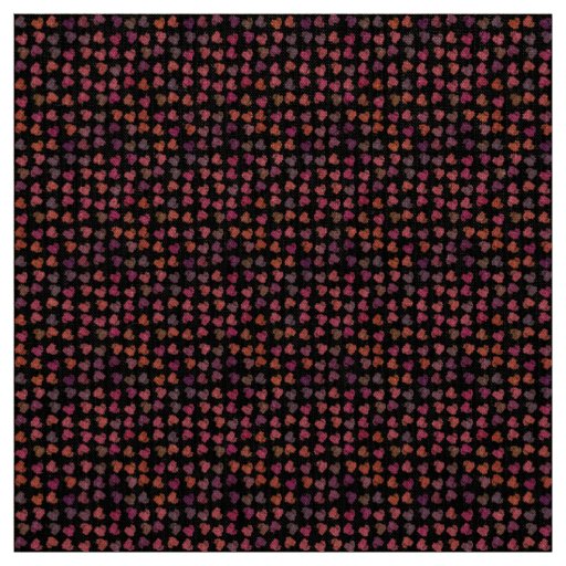 Mixed colors flowers dark motif pattern fabric