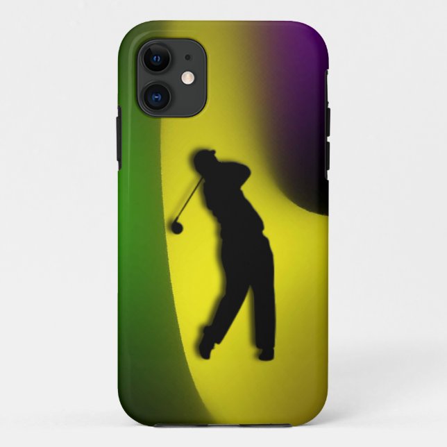 Mixed Colors Male Golf iPhone 5/5S Case (Back)