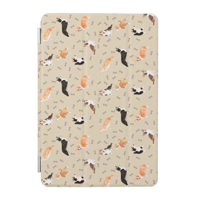 Mixed Corgi  iPad Mini Cover (Front)