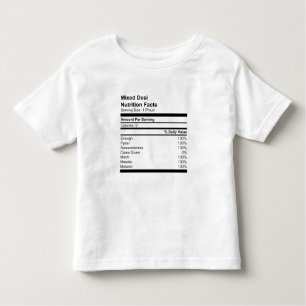 Mixed Desi Nutrition Facts Toddler T-shirt
