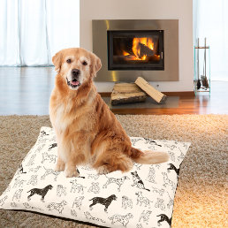 Mixed Dog Breed Design  Pet Bed