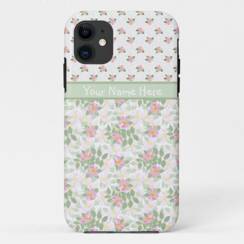 Mixed Dog Rose Florals iPhone 55s Xtreme Case