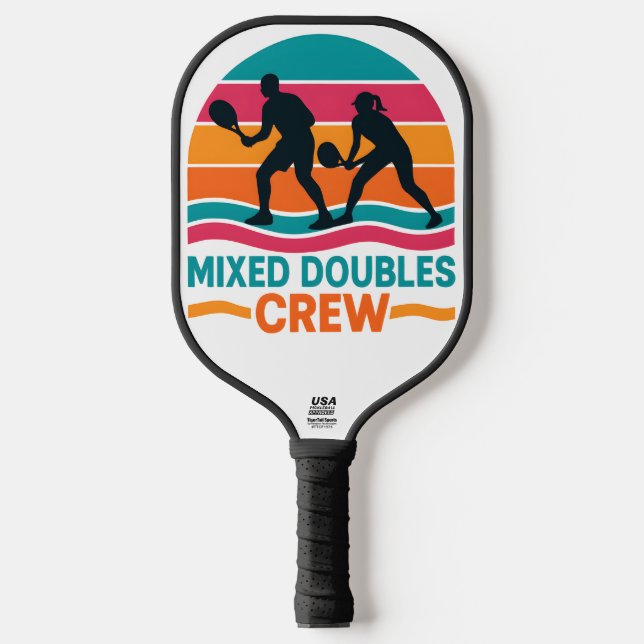 Mixed Doubles Crew Pickleball Paddles (Front)