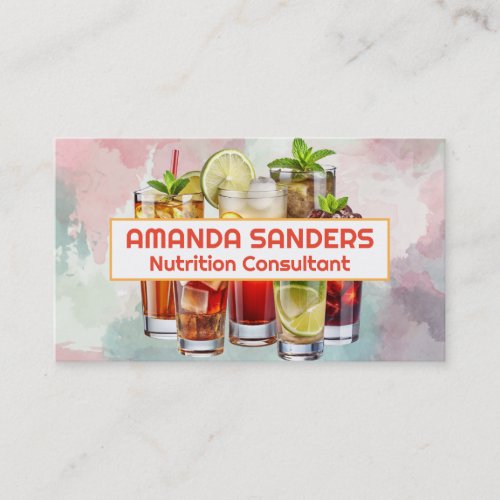 Mixed Drinks | Fruits  Business Card