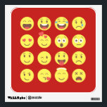 mixed emoji wall sticker<br><div class="desc">assorted mixed emoji</div>