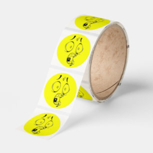 Mixed Emotion Emoji Sticker Roll – Expressive Face