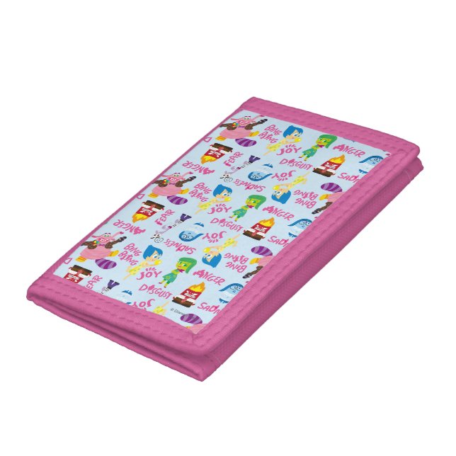 Mixed Emotions Pattern Tri-fold Wallet (Bottom)