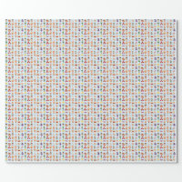 Charming fairies. Beige Background. Christmas Wrapping Paper, Zazzle