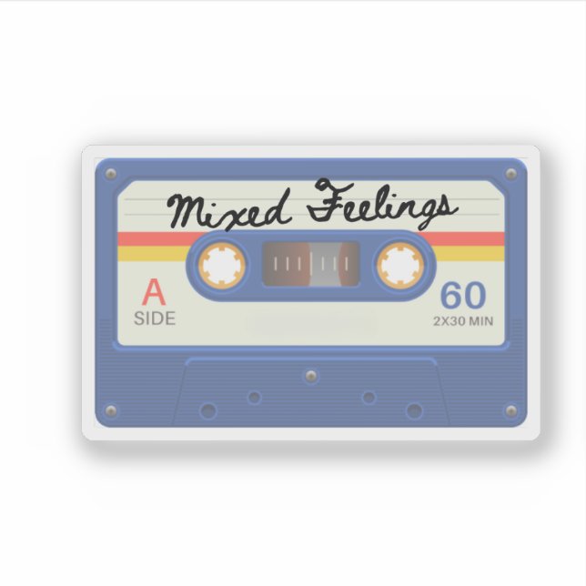 Mixed Feelings Sticker (Front)