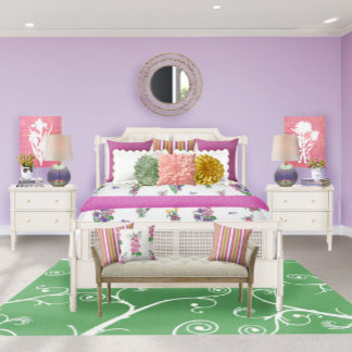 Mixed Floral King Duvet Cover