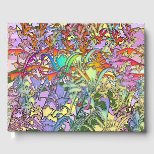 Mixed Flowers Guest Book