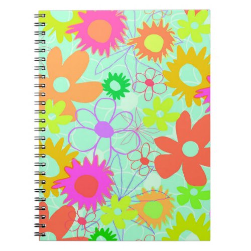 Mixed Flowers Notebook