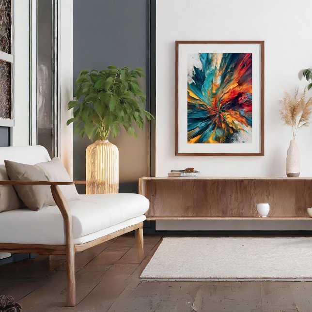 Mixed Fluid Colors Poster (Mixed Fluid Colors Poster)