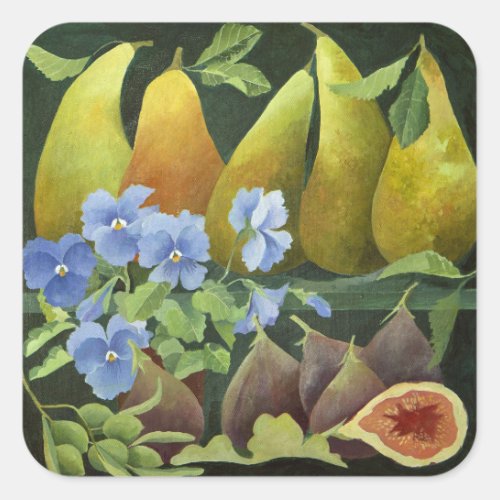 Mixed fruit 2013 square sticker