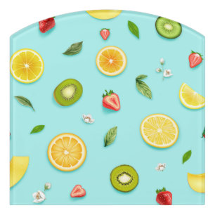 Mixed Fruit Door Sign