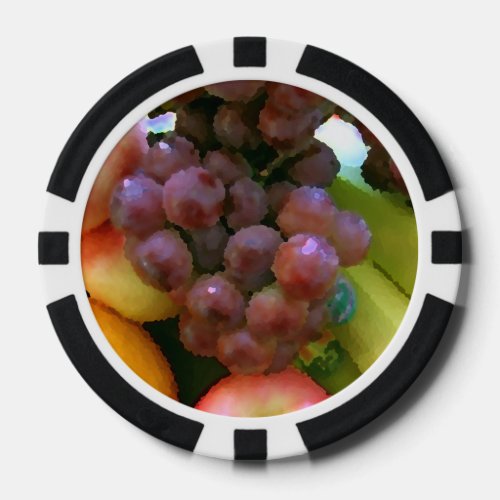 Mixed Fruit Poker Chips