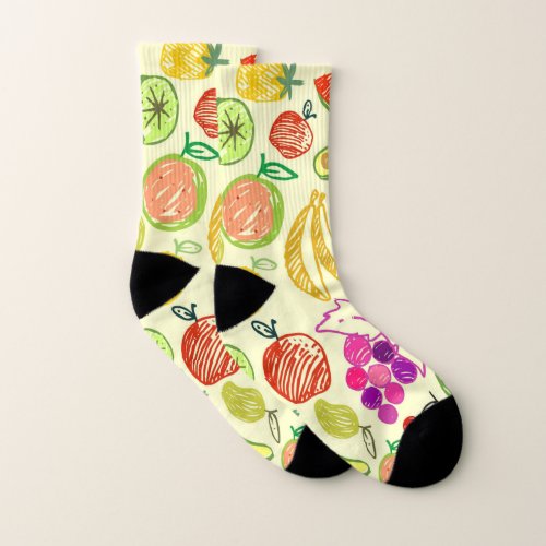 Mixed fruit socks