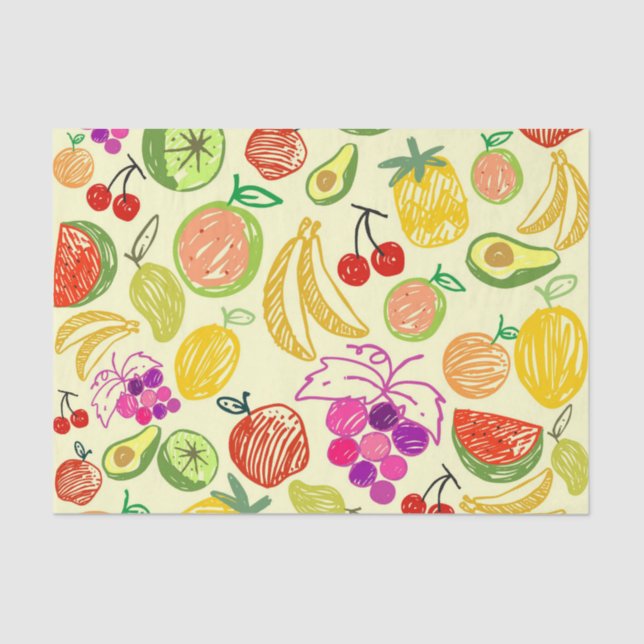 Mixed fruit tissue paper (Front)