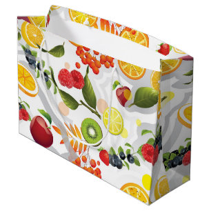 Mixed Fruits 5 Large Gift Bag