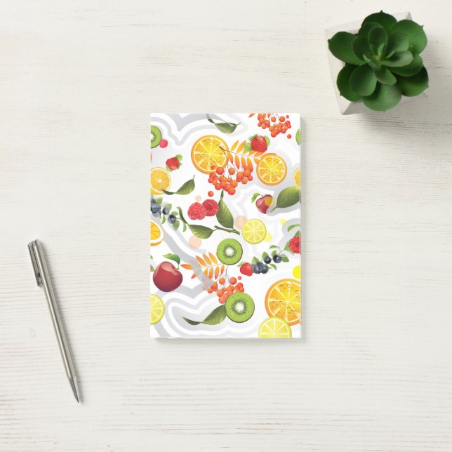 Mixed Fruits 5 Post-it Notes (Office)