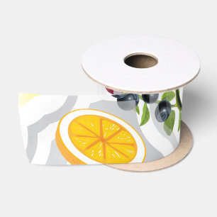 Mixed Fruits 5 Satin Ribbon
