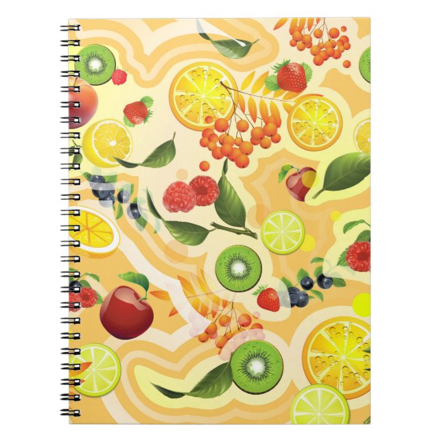 Mixed Fruits 6 Notebook (Front)