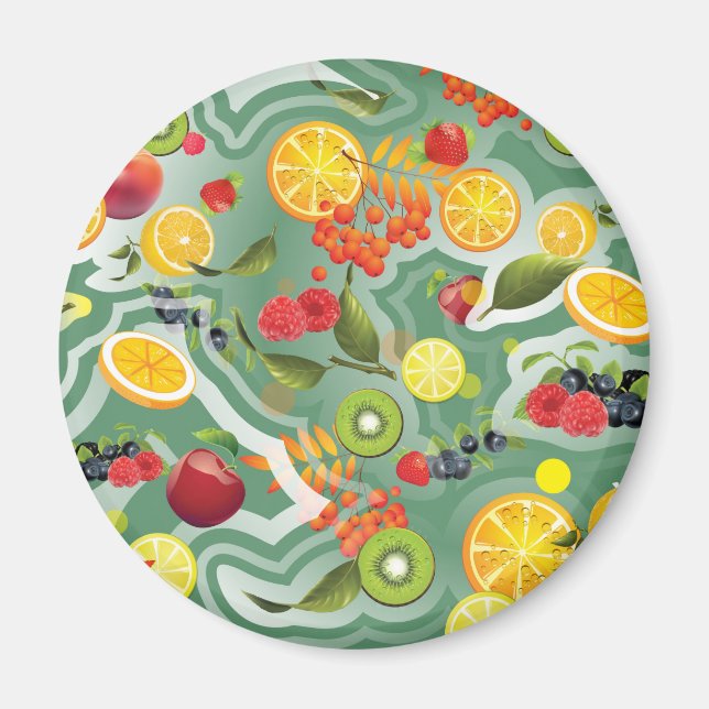 Mixed Fruits 7 Magnet (Front)