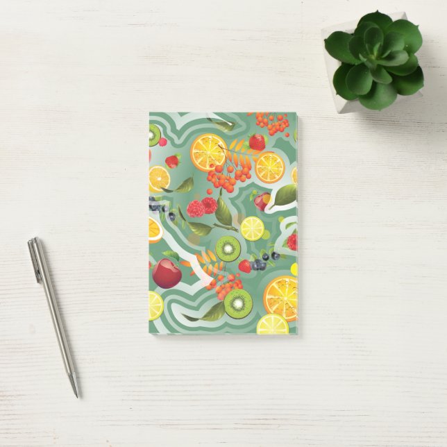 Mixed Fruits 7 Post-it Notes (Office)
