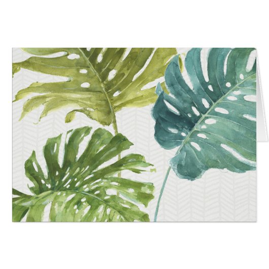 Mixed Greens | Tropical Palms Cards (Front Horizontal)