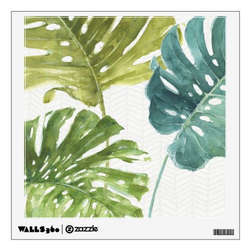Mixed Greens  Tropical Palms Wall Decal