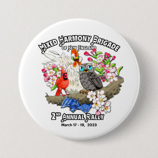 Mixed Harmony Brigade of New England 2023 Button