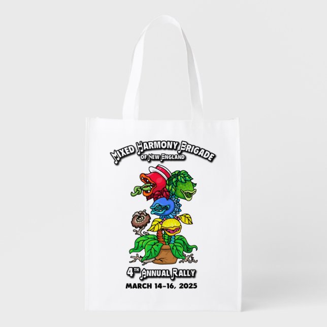 Mixed Harmony Brigade of New England 2025 Grocery Bag (Front)