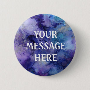 Mixed ink background - Customize your own Pinback  Button