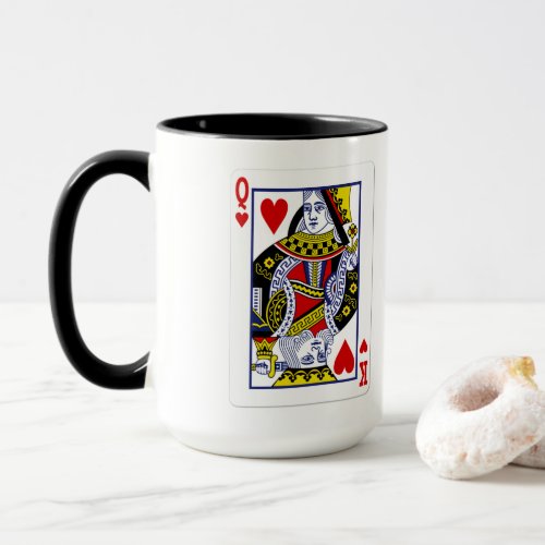 Mixed King  Queen _ Two Spirited Playing Card Mug