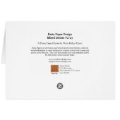 Mixed Letters (Back Horizontal)