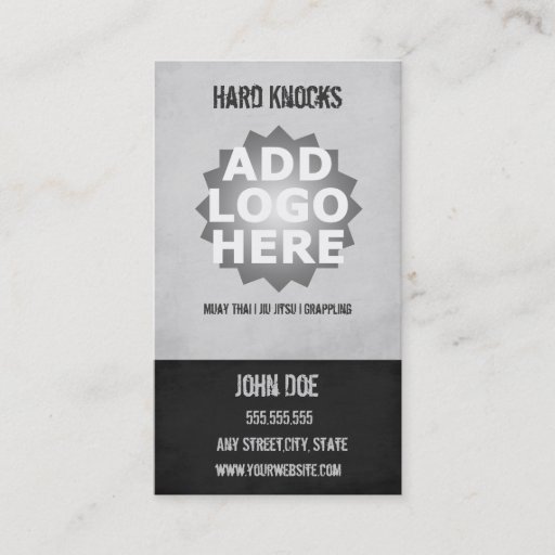 Customizable Mixed Martial Art Business Card 10 Class Pass Card