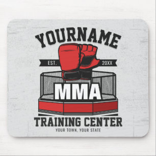 Mixed Martial Arts ADD NAME MMA Fight Training Mouse Pad